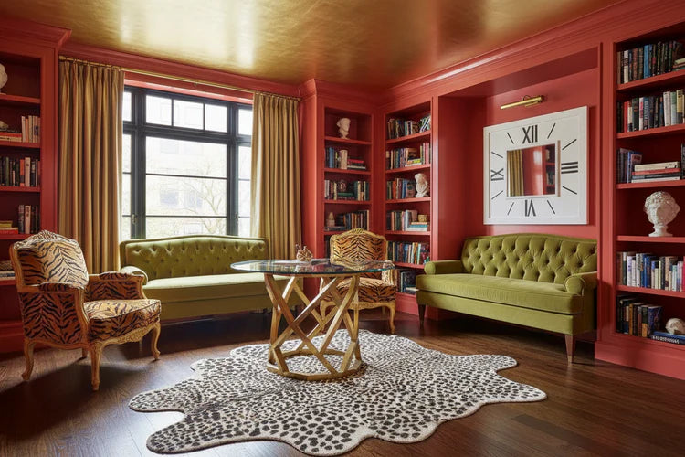 Cheetah Multi Faux Hide Area Rug