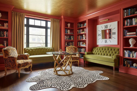 Cheetah Multi Faux Hide Area Rug