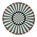 Vintage Carnival Hand Tufted Round Rug